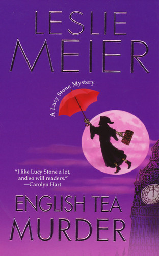 English Tea Murder (A Lucy Stone Mystery) book cover by Leslie Meier