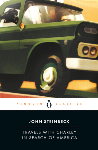 Travels with Charley in Search of America book cover by John Steinbeck