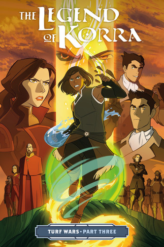 The Legend of Korra: Turf Wars Part Three (Legend of Korra) book cover by Michael Dante DiMartino