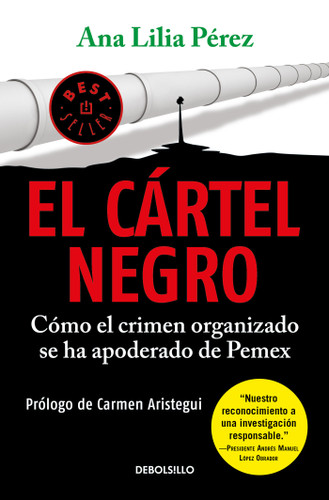 El cártel negro / The Black Cartel book cover by Ana Lilia Perez