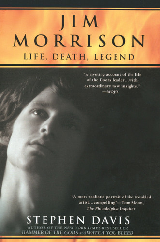 Jim Morrison: LIfe, Death, Legend book cover by Stephen Davis