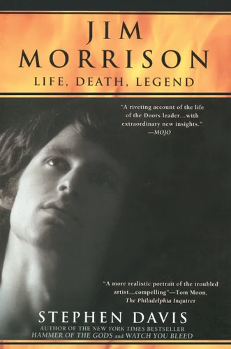 Jim Morrison: LIfe, Death, Legend book cover by Stephen Davis