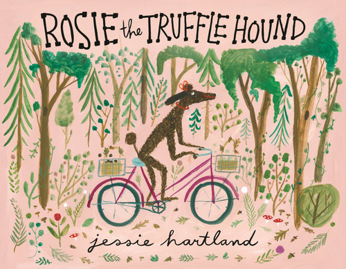Rosie the Truffle Hound book cover by Jessie Hartland