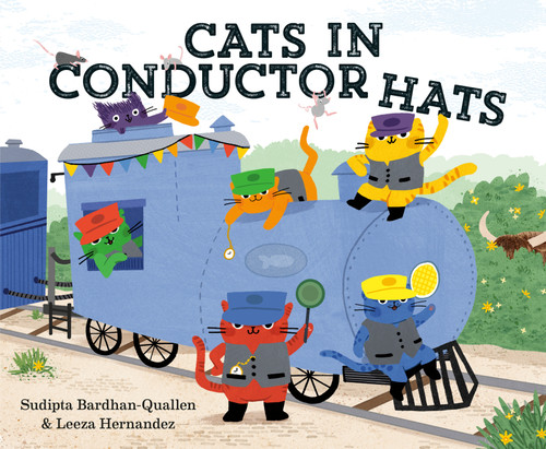 Cats in Conductor Hats: A Train Adventure (Cats in Hats) book cover by Sudipta Bardhan-Quallen