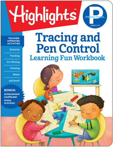 Preschool Tracing and Pen Control (Highlights Learning Fun Workbooks) book cover by 