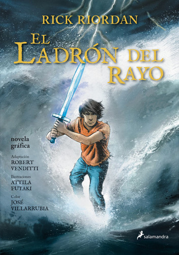 El ladrón del rayo. Novela gráfica / The Lightning Thief: The Graphic Novel (Percy Jackson y los dioses del olimpo / Percy Jackson and the Olympians) book cover by Rick Riordan