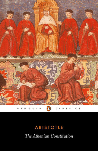 The Athenian Constitution book cover by Aristotle