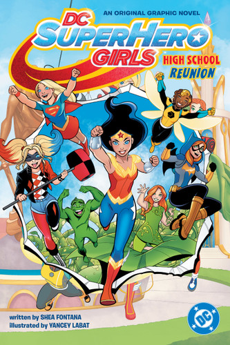 DC Super Hero Girls: High School Reunion book cover by Shea Fontana