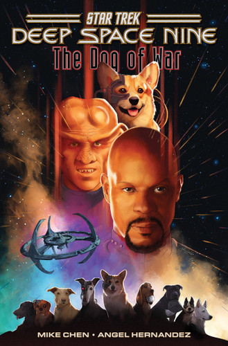 Star Trek: Deep Space Nine--The Dog of War book cover by Mike Chen