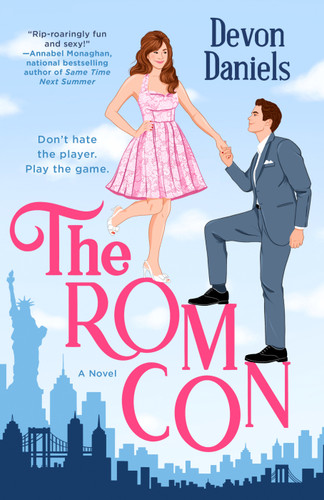 The Rom Con book cover by Devon Daniels