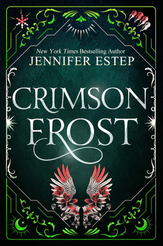 Crimson Frost (The Mythos Academy) book cover by Jennifer Estep