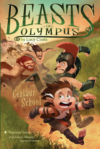 Centaur School #5 (Beasts of Olympus) book cover by Lucy Coats