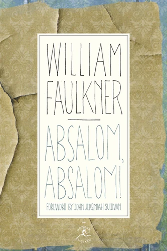 Absalom, Absalom! book cover by William Faulkner