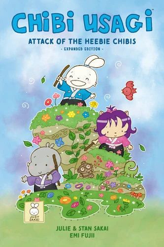Chibi Usagi: Attack of the Heebie Chibis--Expanded Edition (Usagi Yojimbo) book cover by Stan Sakai, Julie Sakai