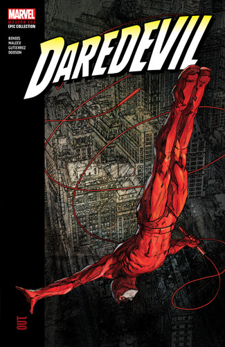 Daredevil Modern Era Epic Collection: Out book cover by Brian Michael Bendis