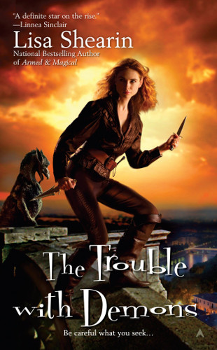 The Trouble with Demons (Raine Benares) book cover by Lisa Shearin