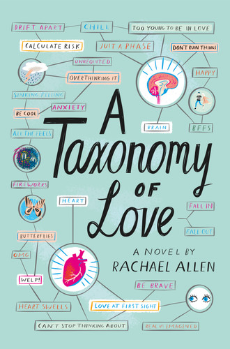 Taxonomy of Love book cover by Rachael Allen