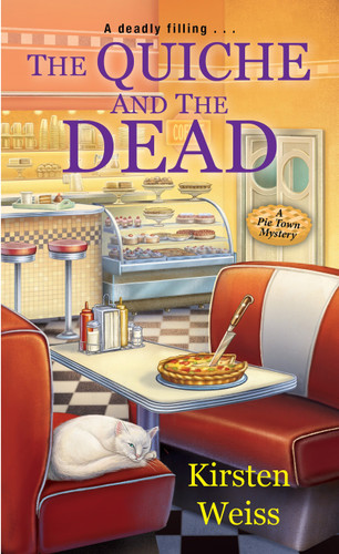 The Quiche and the Dead (A Pie Town Mystery) book cover by Kirsten Weiss