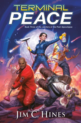 Terminal Peace (Janitors of the Post-Apocalypse) book cover by Jim C. Hines