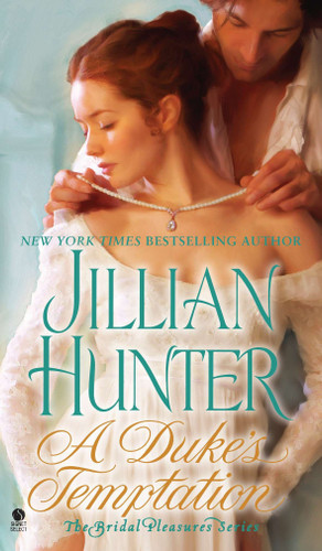 A Duke's Temptation: The Bridal Pleasures Series (The Bridal Pleasures) book cover by Jillian Hunter