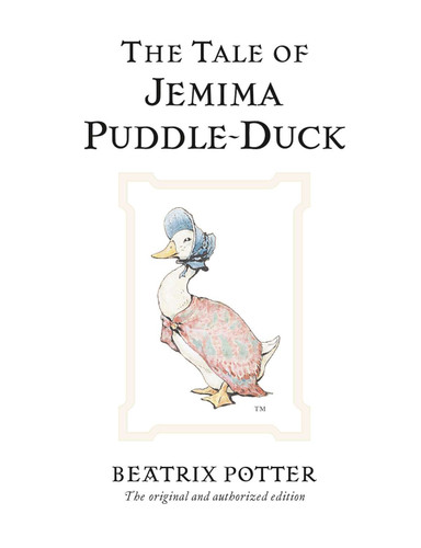 The Tale of Jemima Puddle-Duck (Peter Rabbit) book cover by Beatrix Potter