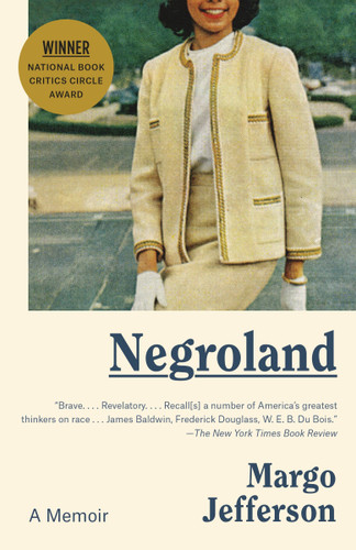 Negroland: A Memoir book cover by Margo Jefferson