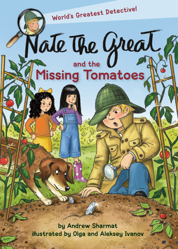 Nate the Great and the Missing Tomatoes (Nate the Great) book cover by Andrew Sharmat