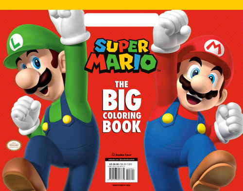 Super Mario: The Big Coloring Book (Nintendo®) book cover by Random House