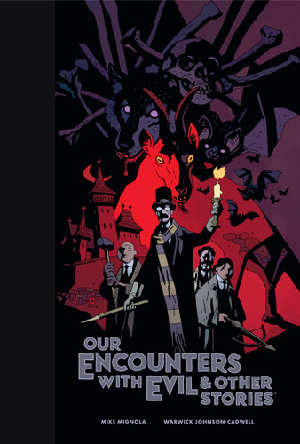 Our Encounters with Evil & Other Stories Library Edition book cover by Mike Mignola, Warwick Johnson-Cadwell