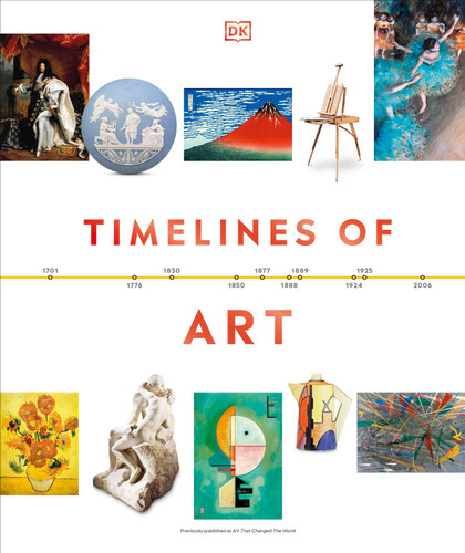 Timelines of Art (DK Timelines) book cover by DK