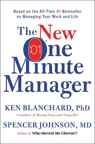 The New One Minute Manager book cover by Ken Blanchard, Spencer Johnson, M.D.