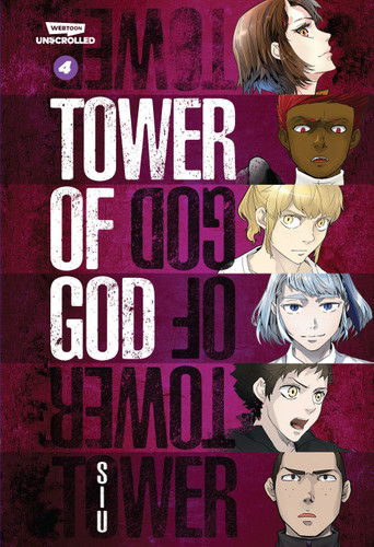 Tower of God, Vol. 4: A WEBTOON Unscrolled Graphic Novel book cover by SIU