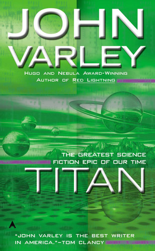 Titan (Gaia) book cover by John Varley