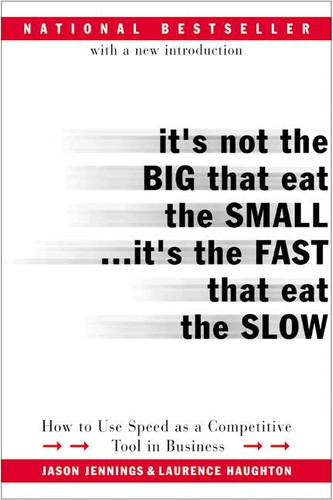 It's Not the Big That Eat the Small...It's the Fast That Eat the Slow: How to Use Speed as a Competitive Tool in Business book cover by Jason Jennings, Laurence Haughton