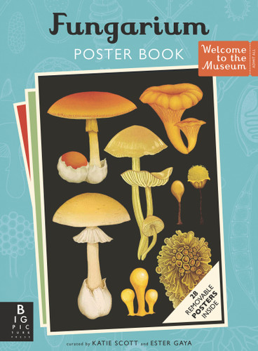 Fungarium Poster Book (Welcome to the Museum) book cover by Gaya Ester