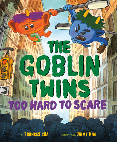 The Goblin Twins: Too Hard to Scare book cover by Frances Cha