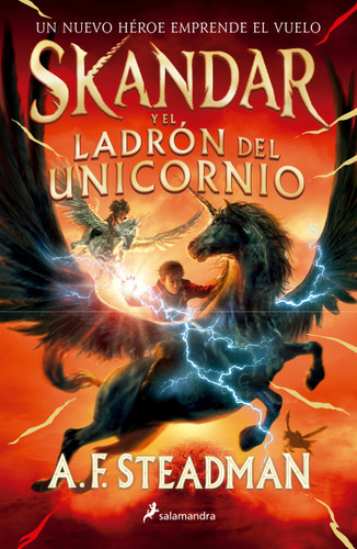 Skandar y el ladrón de unicornios/ Skandar and the Unicorn Thief (Skandar) book cover by A.F. Steadman