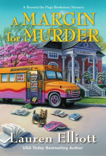 A Margin for Murder: A Charming Bookish Cozy Mystery (A Beyond the Page Bookstore Mystery) book cover by Lauren Elliott
