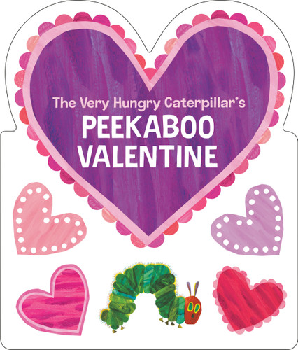 The Very Hungry Caterpillar's Peekaboo Valentine book cover by Eric Carle