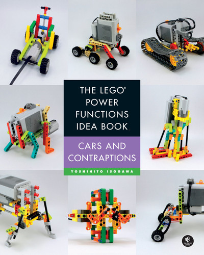 The LEGO Power Functions Idea Book, Volume 2: Cars and Contraptions book cover by Yoshihito Isogawa