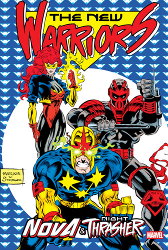 New Warriors: Nova & Night Thrasher Omnibus Chris Marrinan Cover book cover by Fabian Nicieza, Marvel Various