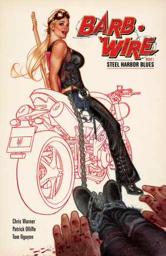 Barb Wire Book 1: Steel Harbor Blues (Barb Wire) book cover by Chris Warner, Patrick Olliffe
