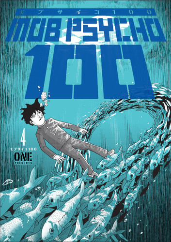 Mob Psycho 100 Volume 4 book cover by ONE