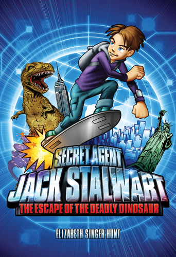 Secret Agent Jack Stalwart: Book 1: The Escape of the Deadly Dinosaur: USA (The Secret Agent Jack Stalwart Series #1) book cover by Elizabeth Singer Hunt