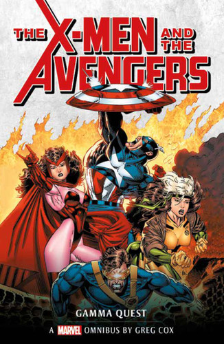 X-Men and the Avengers: The Gamma Quest Omnibus (Marvel classic novels) book cover by Greg Cox