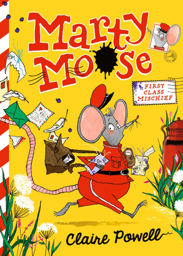Marty Moose: First Class Mischief (Marty Moose) book cover by Claire Powell