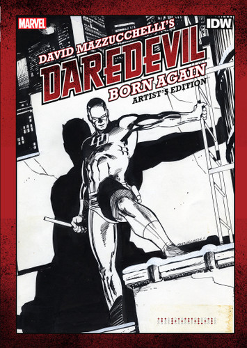 David Mazzucchelli’s Daredevil Born Again Artist’s Edition (Artist Edition) book cover by Frank Miller