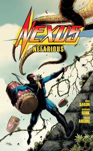 Nexus: Nefarious book cover by Mike Baron