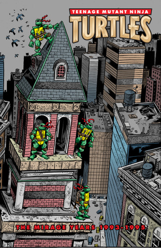 Teenage Mutant Ninja Turtles: The Mirage Years (1993–1995) book cover by Jim Lawson