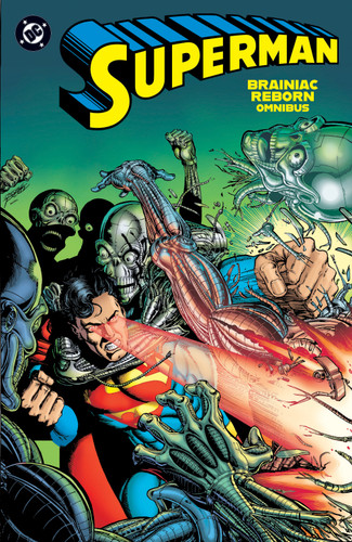 Superman: Brainiac Reborn Omnibus book cover by Roger Stern